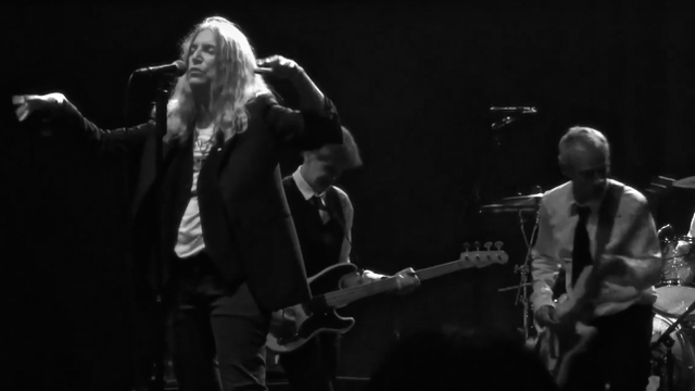 Patti Smith, with Flea