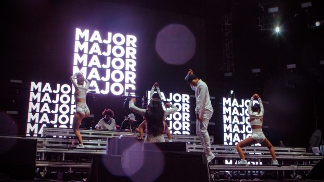 Major Lazer at Sunday's Air + Style Festival (Photo by Monique Hernandez)